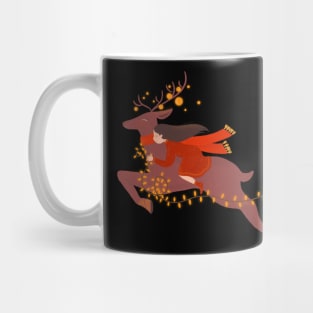 A magical Christmas flight, version 2 Mug